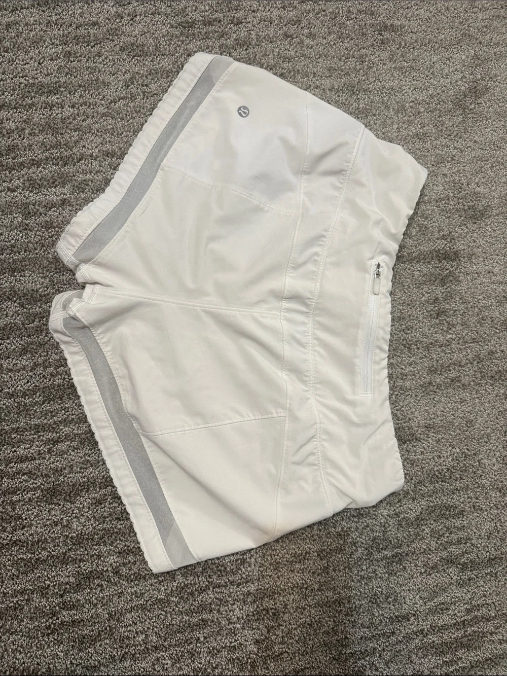 lululemon athletica White Athletic Shorts